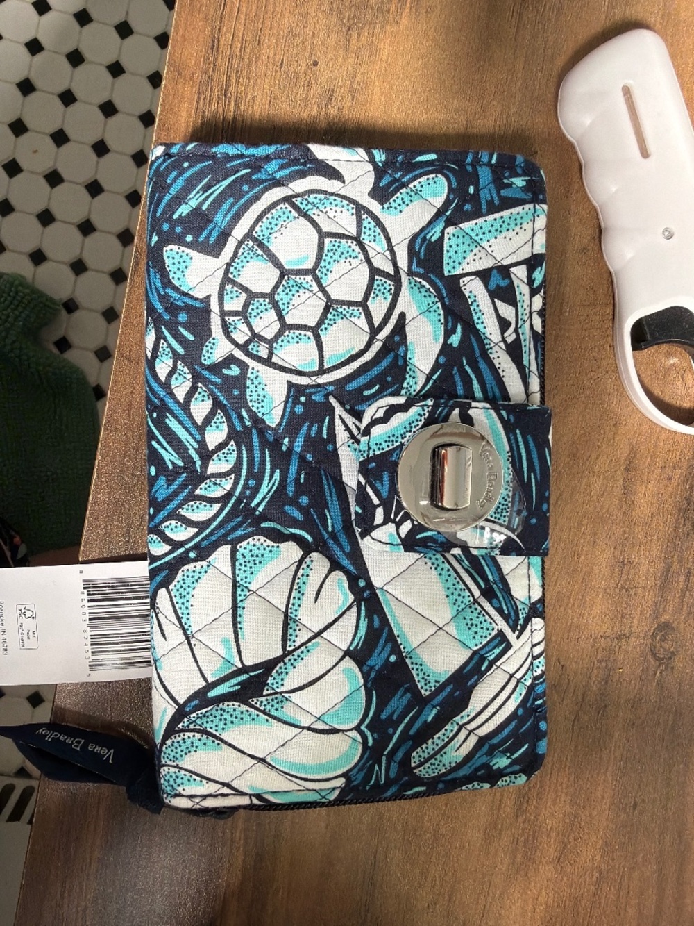 Vera Bradley turn lock wallet
